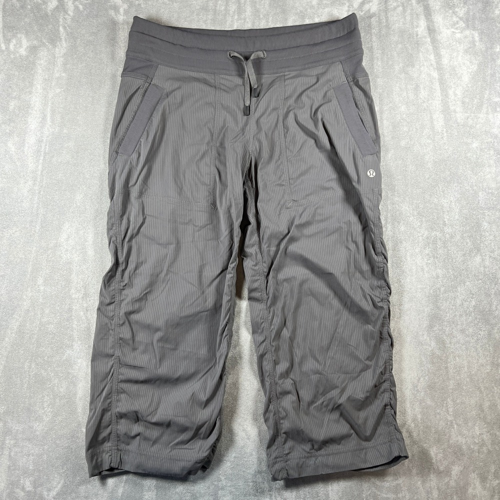 Lululemon Dance Studio Crop II Pants Women's Size 6 Gray LW6601S